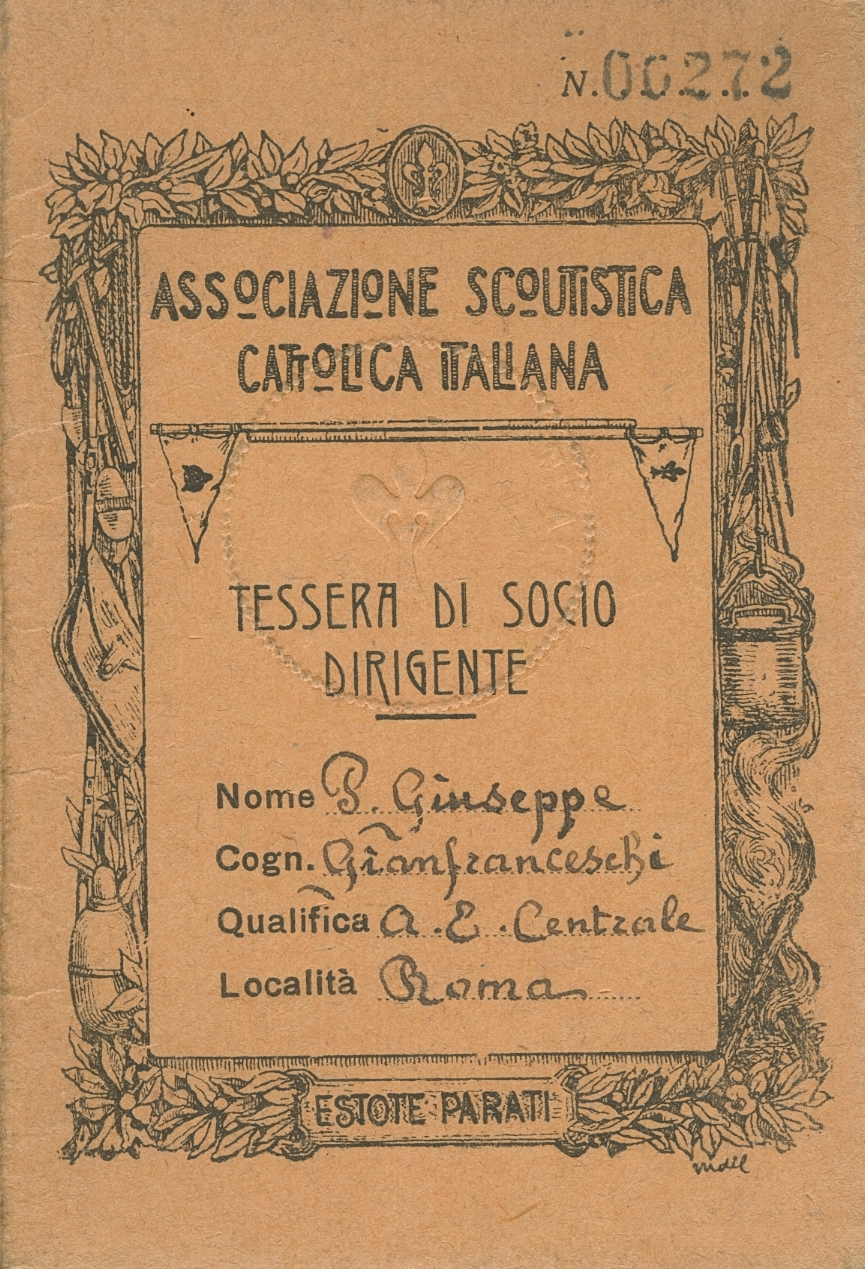 Tessera_Gianfranceschi_socio_dirigente