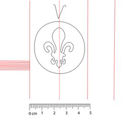 type A, watermark graphic found in F.C. 1165/1 manuscript