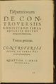1587 Disputationum De Controversiis Tomus primus.jpg